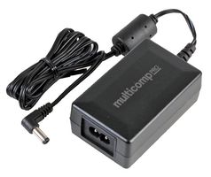 MP001996 - AC/DC Power Supply, Level VI, ITE, 1 Output, 24 W, 12 VDC, 2 A - MULTICOMP PRO