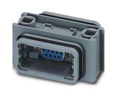 VS-09-KU-BU/BU - D Sub Connector Adapter, Standard D Sub, Receptacle, 9 Ways, Standard D Sub, Receptacle, 9 Ways - PHOENIX CONTACT