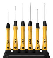 43707 - SCREWDRIVER SET, 6PC, SLOTTED/PHILLIPS - WIHA