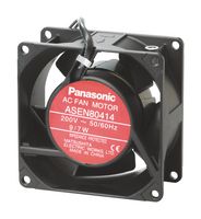 ASEN80412 - AC Axial Fan, 115V, Square, 80 mm, 38 mm, Ball Bearing - PANASONIC