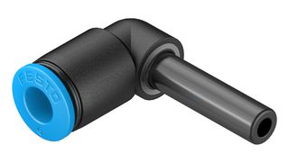QSL-6H - Pneumatic Fitting, Push-In L-Fitting, 14 bar, 6 mm, PBT (Polybutylene Terephthalate), QSL - FESTO