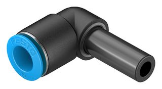 QSL-10H - Pneumatic Fitting, Push-In L-Fitting, 14 bar, 10 mm, PBT (Polybutylene Terephthalate), QSL - FESTO