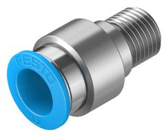 QS-1/4-12-I - Pneumatic Fitting, Push-In Fitting, R1/4, 14 bar, 12 mm, Brass, QS - FESTO