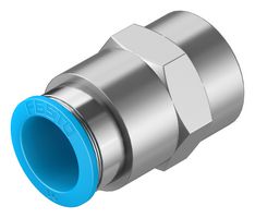 QSF-1/2-16-B - Pneumatic Fitting, Push-In Fitting, G1/2, 14 bar, 16 mm, Brass, QSF - FESTO