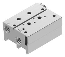 VABM-B10-20S-G14-2-P3 - Manifold Block, 2 Outlet, G1/4, VABM Series, VUVS Solenoid Valves/VTUS Valve Manifold Assemblies - FESTO