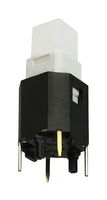 CFPB-1CC-4W6 - Pushbutton Switch, CFPB, SPST, Off-(On), Square, White - NIDEC COPAL ELECTRONICS