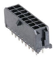 43045-1614 - Pin Header, Power, Wire-to-Board, 3 mm, 2 Rows, 16 Contacts, Through Hole Straight - MOLEX