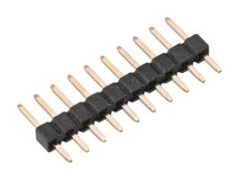62001011121 - Pin Header, Board-to-Board, 2 mm, 1 Rows, 10 Contacts, Through Hole Straight, WR-PHD - WURTH ELEKTRONIK