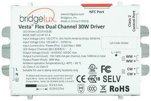 BXDR-30BT-U214P-01-A - DRIVER MODULE, PWM, RJ45, 30W, BRICK - BRIDGELUX