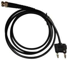 MP770804 - BNC Breakout, BNC Plug, 4mm Stackable Double Banana Plug, 4.99 ft, 1.52 m, Black, 6 A - MULTICOMP PRO