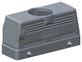 T1220240129-000 - Heavy Duty Connector, Hood, Top Entry, Aluminium Alloy Body, 2 Lever, H24B - TE CONNECTIVITY