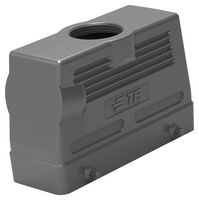 T1240240121-000 - Heavy Duty Connector, Hood, Top Entry, Aluminium Alloy Body, 2 Lever, H24B - TE CONNECTIVITY