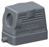 T1310100116-000 - Heavy Duty Connector, Hood, Side Entry, Aluminium Alloy Body, 1 Lever, H10B - TE CONNECTIVITY