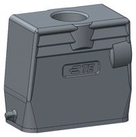 T1329100120-000 - Heavy Duty Connector, Hood, Top Entry, Aluminium Alloy Body, 1 Lever - TE CONNECTIVITY