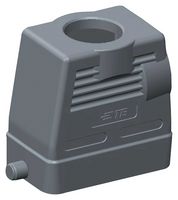 T1340100121-000 - Heavy Duty Connector, Hood, Top Entry, Aluminium Alloy Body, 1 Lever, H10B - TE CONNECTIVITY