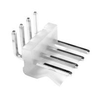MP008486 - Pin Header, Wire-to-Board, 3.96 mm, 1 Rows, 4 Contacts, Through Hole Right Angle, MP 396 - MULTICOMP PRO