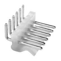 MP008488 - Pin Header, Wire-to-Board, 3.96 mm, 1 Rows, 6 Contacts, Through Hole Right Angle, MP 396 - MULTICOMP PRO