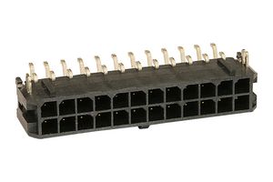 43045-2407 - Pin Header, Wire-to-Board, 3 mm, 2 Rows, 24 Contacts, Surface Mount Right Angle - MOLEX