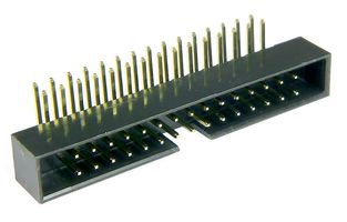 MP008647 - Pin Header, Wire-to-Board, 2 mm, 2 Rows, 30 Contacts, Through Hole Right Angle, MCP 2MM RA - MULTICOMP PRO