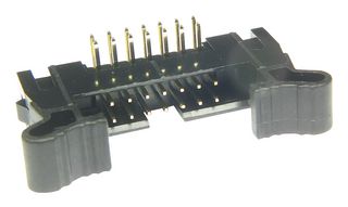 MP008667 - Pin Header, Wire-to-Board, 2 mm, 2 Rows, 14 Contacts, Through Hole Right Angle, MCP 2MM RA - MULTICOMP PRO