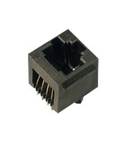 90512-003LF - Modular Connector, Modular Jack, 1 x 1 (Port), 6P4C, Cat3, Through Hole Mount - AMPHENOL COMMUNICATIONS SOLUTIONS