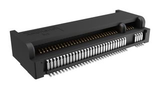 MDT420M01002 - Card Edge Connector, Dual Side, 0.8 mm, 67 Contacts, Surface Mount, Right Angle, Solder - AMPHENOL COMMUNICATIONS SOLUTIONS