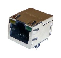 RJE59-188-5401 - Modular Connector, RJ45 Jack, 1 x 1 (Port), 8P8C, Cat6, Through Hole Mount - AMPHENOL COMMUNICATIONS SOLUTIONS