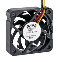 LF40P12PSE00A - DC Axial Fan, 12 V, Square, 40 mm, 10 mm - SEPA