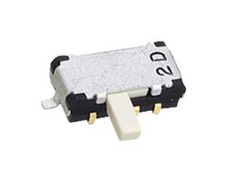 CMS-2212TB - Slide Switch, DPDT, Surface Mount, CMS Series, 100 mA - NIDEC COPAL ELECTRONICS