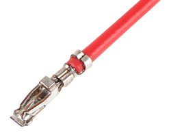 217501-2114 - Cable Assembly, 24AWG, Micro-Lock Plus 2.0 Crimp Terminal Socket to Free End, 11.8 ", 300 mm - MOLEX