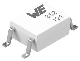 141352145000 - Optocoupler, 1 Channel, SOP, 4 Pins, 60 mA, 3.75 kV, 1000 % - WURTH ELEKTRONIK