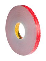 GPH-060GF, GREY, 33M X 12MM - Foam Tape, Double Sided, Grey, 33 m x 12 mm - 3M