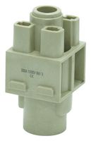 MP009468 - Heavy Duty Connector, MP-HM INSERTS, Module, 1 Contact, Receptacle - MULTICOMP PRO