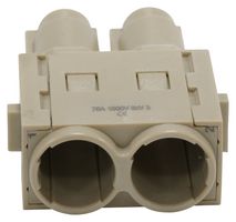 MP009474 - Heavy Duty Connector, MP-HM INSERTS, Module, 2 Contacts, Receptacle - MULTICOMP PRO