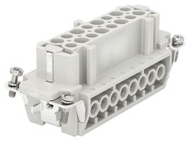 MP009568 - Heavy Duty Connector, MP-HE INSERTS, Insert, 16+PE Contacts, 16B, Receptacle, Screw Socket - MULTICOMP PRO
