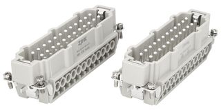 MP009581 - Heavy Duty Connector, MP-HE INSERTS, Insert, 48+PE Contacts, 48B, Plug, Screw Pin - MULTICOMP PRO