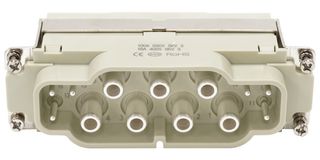 MP009607 - Heavy Duty Connector, Combination, 100A/16A, MP-HK INSERTS, Insert, 12+PE Contacts, 24B, Plug - MULTICOMP PRO