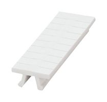 ZB 3,5:UNBEDRUCKT - Terminal Block Marker, White, Zack Marker Strip, Phoenix Contact Modular Terminal Blocks - PHOENIX CONTACT