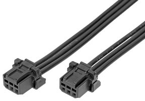 219652-1030 - Cable Assembly, Micro-One 2.0 Receptacle to Micro-One 2.0 Receptacle, 3 Ways, 2 mm, 1 Row, 50 mm - MOLEX
