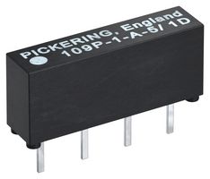 109P-1-A-5/1D - Reed Relay, SPST-NO, 5 V, Micro-SIL 109 Series, Through Hole, 500 ohm, 1 A - PICKERING