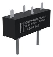 62-1-A-24/1 - Reed Relay, SPST-NO, 24 V, 62 Series, Chassis, 500 ohm, 3 A - PICKERING