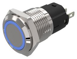 82-4151.0123 - LED Panel Mount Indicator, Blue, 12 V, 16 mm, 14 mA, IP65, IP67 - EAO