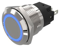82-5151.0124 - LED Panel Mount Indicator, Blue, 24 V, 19 mm, 10 mA, IP65, IP67 - EAO