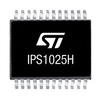 IPS1025HTR - Power Load Distribution Switch, High Side, 1 Output, 9 A, 0.012 ohm, PowerSSO-24 - STMICROELECTRONICS