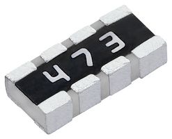 MCPNF42JTFY1001 - Fixed Network Resistor, 1 kohm, Isolated, 4 Resistors, 0402 [1005 Metric], Convex, ± 5% - MULTICOMP PRO