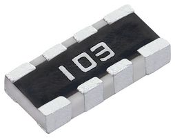 MCPNF43JTFX2201 - Fixed Network Resistor, 2.2 kohm, Isolated, 4 Resistors, 0603 [1608 Metric], Convex, ± 5% - MULTICOMP PRO