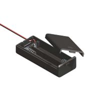 2489SW - Battery Holder, AAA, 2 Cell, ABS, Wire Leads, Chassis Mount, On/Off Switch - KEYSTONE