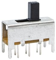 EG2201A - Slide Switch, DPDT, Through Hole, 200 mA - E-SWITCH