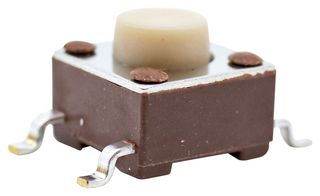 TL3301AF260QG - Tactile Switch, TL3301 Series, Top Actuated, Surface Mount, Round Button, 260 gf, 50mA at 12VDC - E-SWITCH