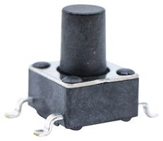 TL3301CF160QG - Tactile Switch, TL3301 Series, Top Actuated, Surface Mount, Round Button, 160 gf, 50mA at 12VDC - E-SWITCH